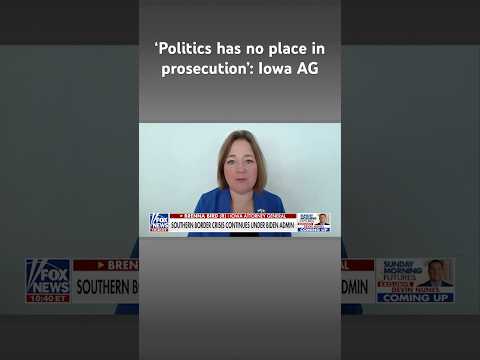 Read more about the article Politics belongs at the ballot box, not in front of a jury, says Iowa AG #shorts