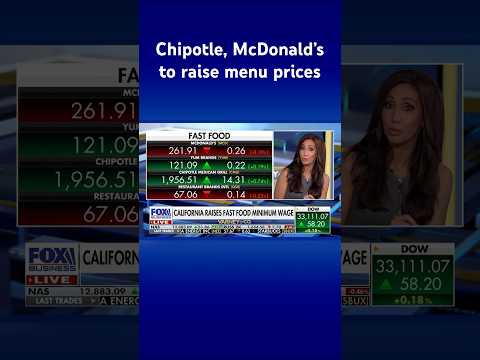 Read more about the article Major fast-food chains are raising prices due to this blue state’s wage law #shorts
