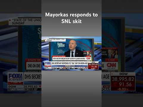 Read more about the article Sec. Mayorkas responds to SNL skit mocking Biden’s age #shorts