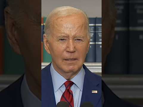 Read more about the article Biden breaks silence on anti-Israel protests #shorts